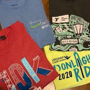 Bundle of 4 never worn race tees